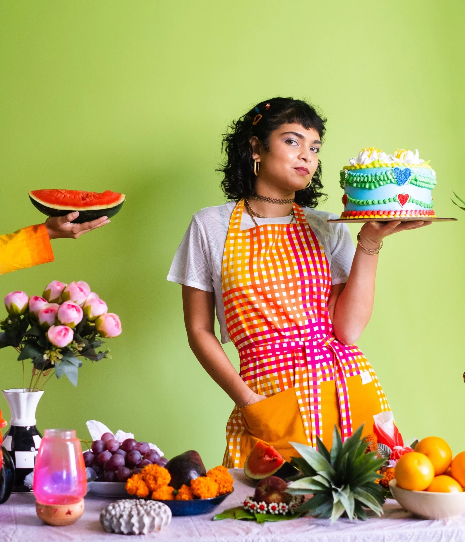 Cassata Cream Apron 1 Cassata Cream Apron