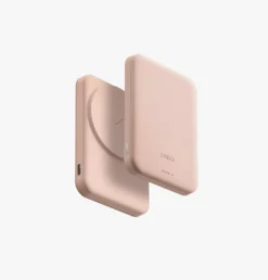 Uniq Lexa 5000Premium Leatherette Magnetic Power Bank -Uniq Shop Lexa 5000 Blush Pink 01 Low Res SG
